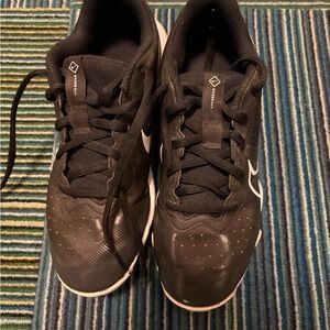 Nike Black Baseball cleats 6Y